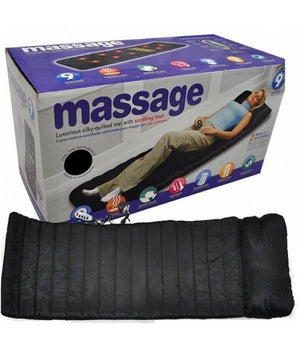 Materassino Massaggiante Vibrante A 9 Zone Con 4 Aree Vibranti Massaggio Shiatsu         