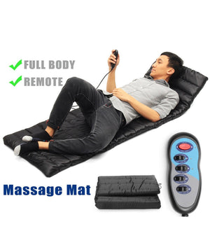 Materassino Massaggiante Vibrante A 9 Zone Con 4 Aree Vibranti Massaggio Shiatsu         