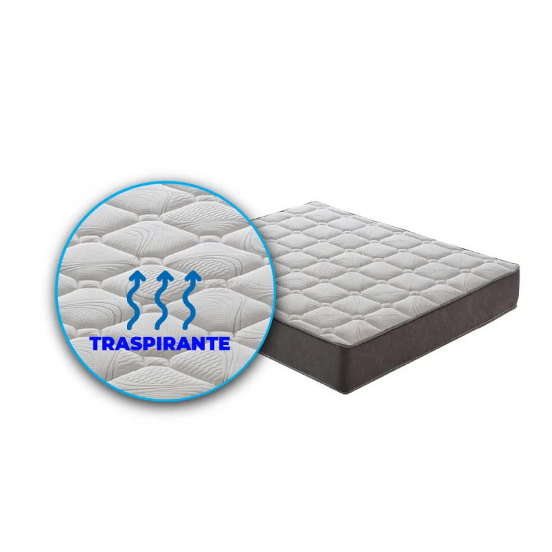 Materasso "Mix" A Molle Insacchettate E Memory Foam - 80X190