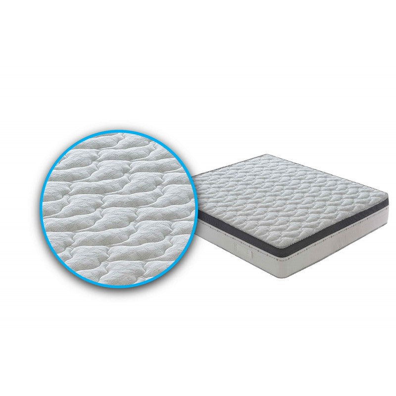 Materasso Sorrento A Molle Insacchettate E Memory Foam 7Cm A 13 Zone Differenziate - 80X200