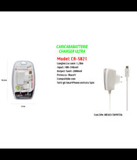 Maxtech Caricabatterie Charger Ultra Per Smartphone Entrata 5 Pin 10w Ca-s021         