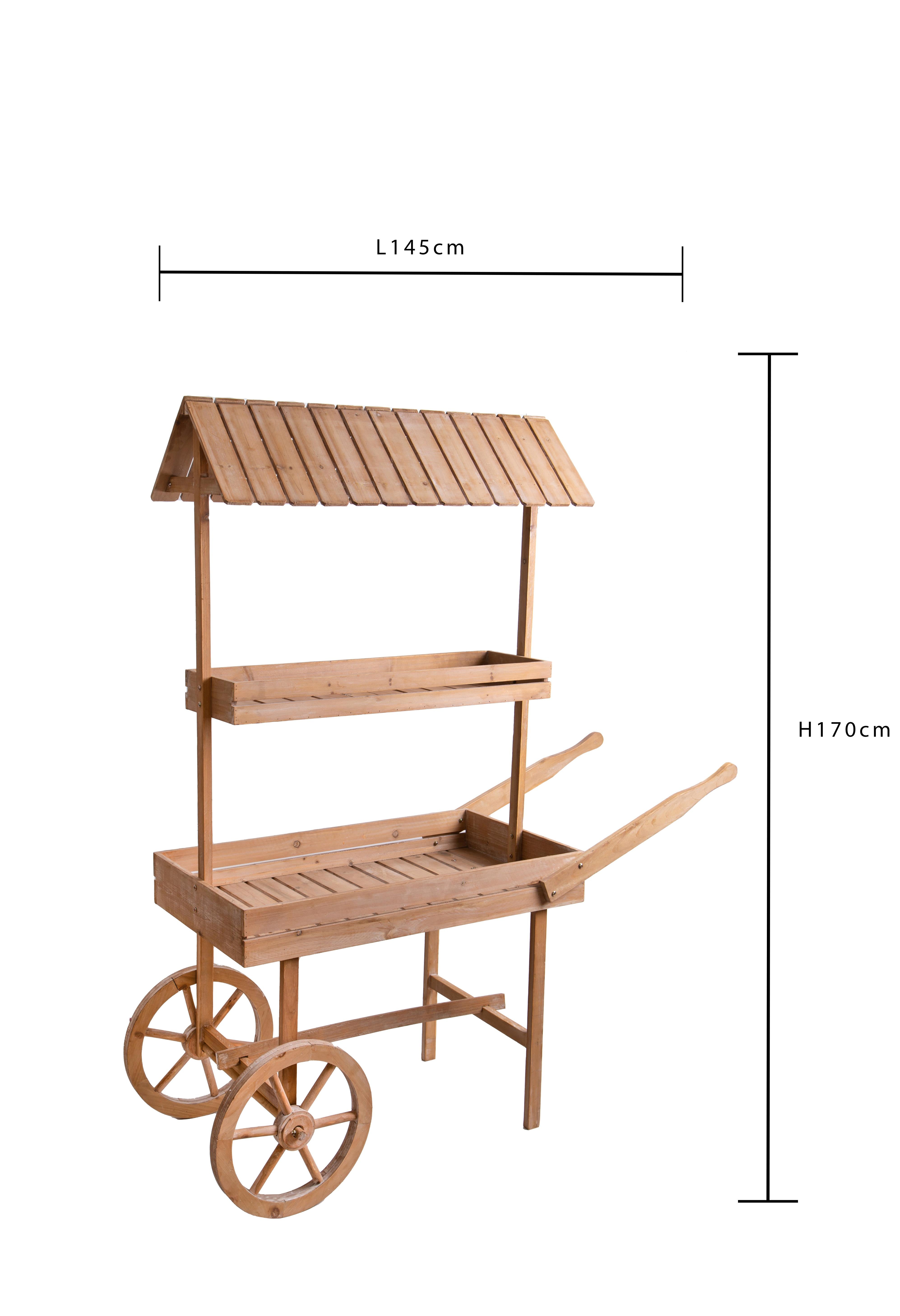 Carretto con Tettuccio 170 H cm