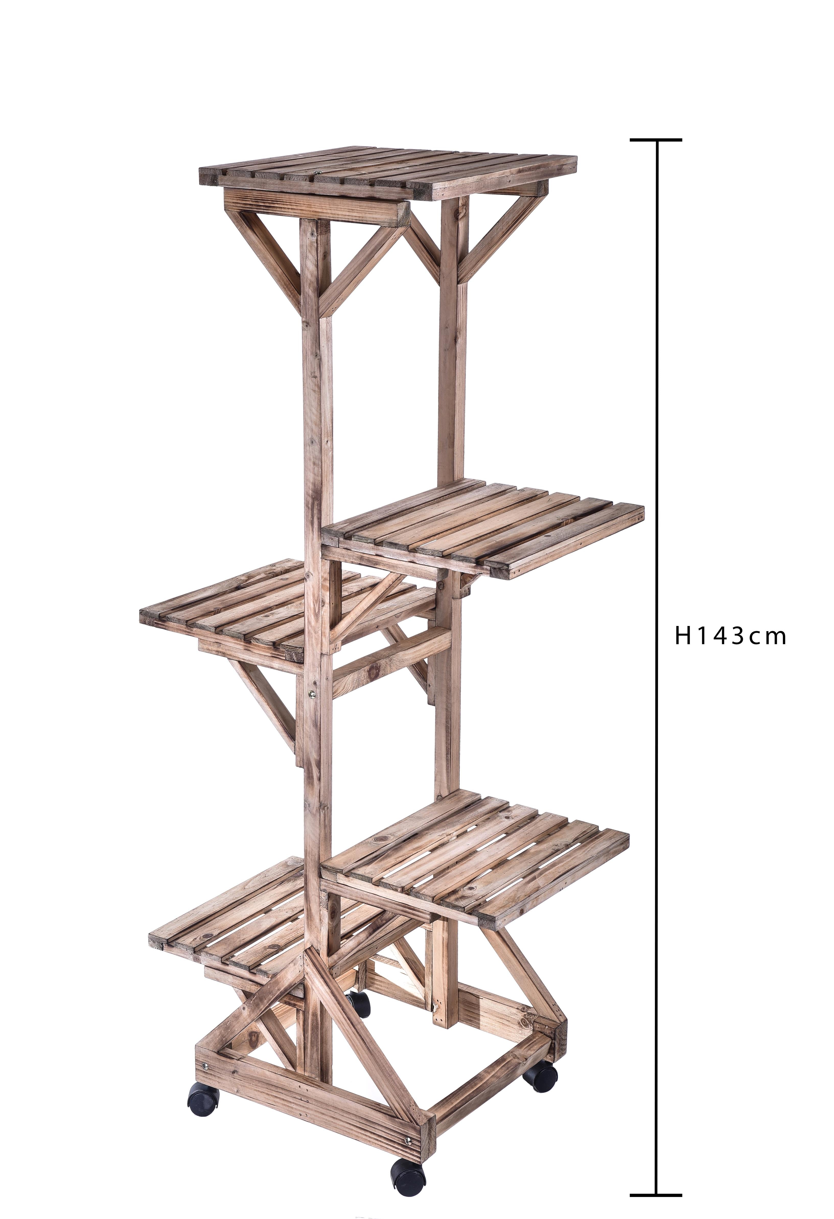 Scaffale Portavasi 5 Livelli H 143 cm Ferro