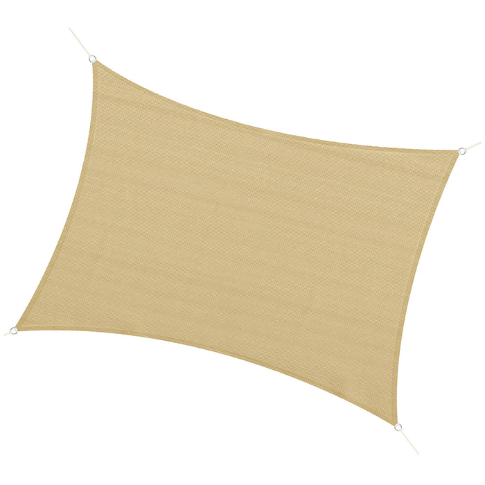 Vela Ombreggiante Protettiva 4x3m  in HDPE Beige