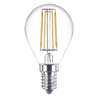 10pz lampada led a filamento 'sfera' calda 2700k 4w=35w e14 - 470 lm 8112879nlm