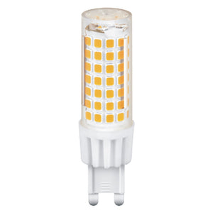 10pz lampada a led in ceramica 'g9' l.calda 3000k 3 w 350 lumen (30w) 8112151nlm