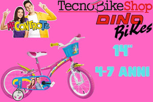 Bicicletta  Bambina Dino Bikes Me contro Te 14 pollici