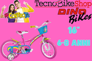 Bicicletta  Bambina Dino Bikes Me contro Te 16 pollici