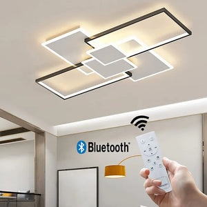 Plafoniera BLUETOOTH moderna luce LED 83W luce CCT da 3000K a 6500K lampada 230V