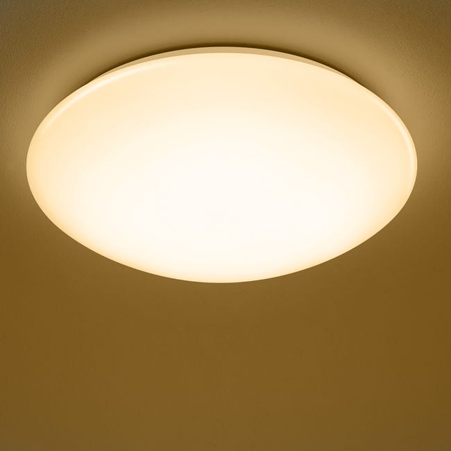 Plafoniera Led Soffitto Lampada Rotonda Luce Fredda Applique Moderno Bianco