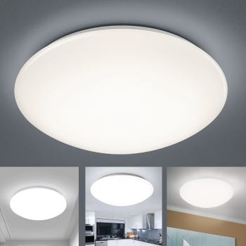 Plafoniera Led Soffitto Lampada Rotonda Luce Fredda Applique Moderno Bianco