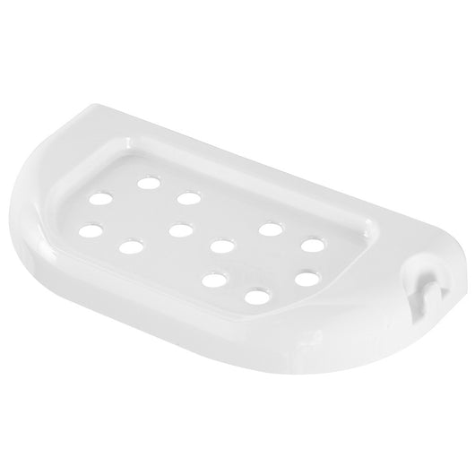 Mensola Bagno in Plastica 23 cm doppio fissaggio Bianca