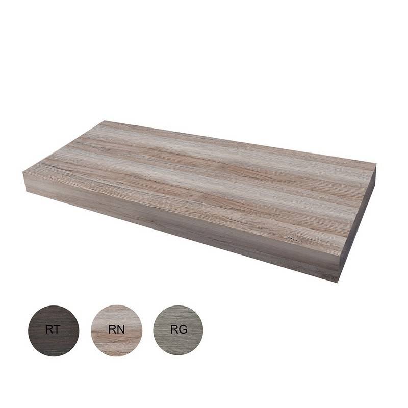 Mensola sospesa top senza fori 120x51x8,7 cm cod 82849