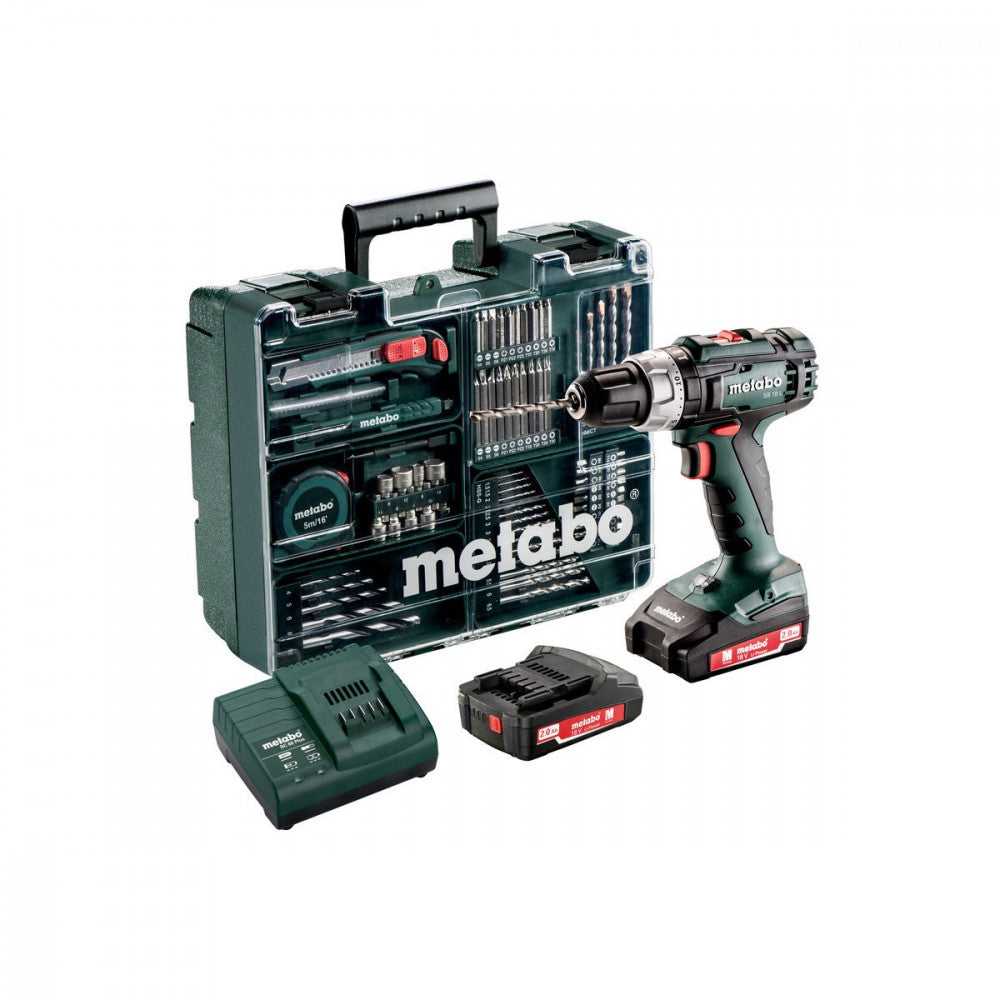 Metabo sb 18 l set trapano avvitatore a percussione