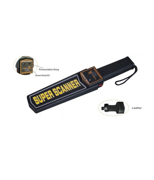 Metal Detector Professionale Manuale Rilevatore Di Metalli Led Scanner Portatile         