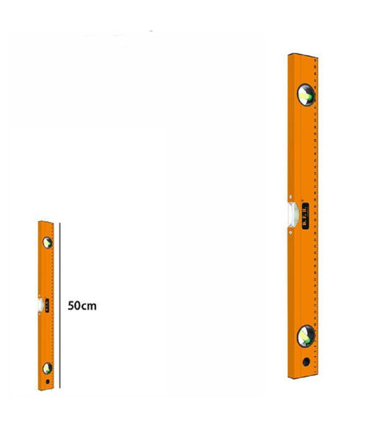 Metro Livella Metrica A Bolla Millimetrata 3 Fiale Bolle Magnetica 50cm 07476         