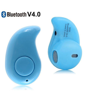 Micro Auricolare S530 Bluetooth Microfono Cuffie Mono Mini Piccolo Azzurro         