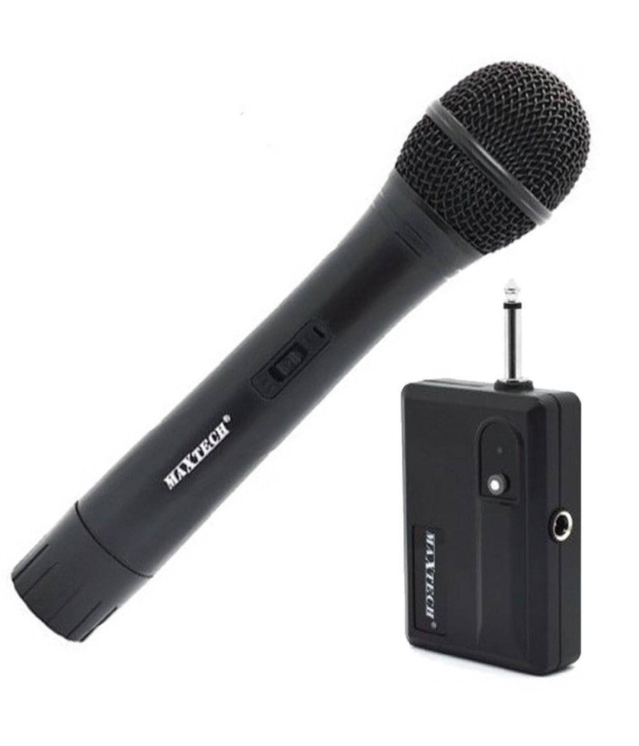 Microfono Wireless Senza Fili Portatile Ricevitore 2,4ghz Karaoke Mic-08 Maxtech         