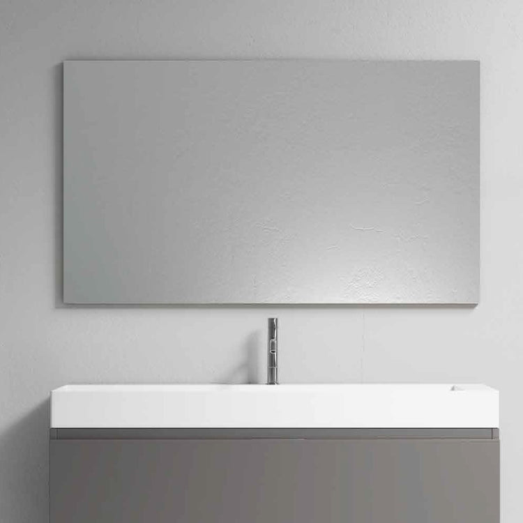 Specchio con telaio rettangolare reversibile miledy, misura 120x70