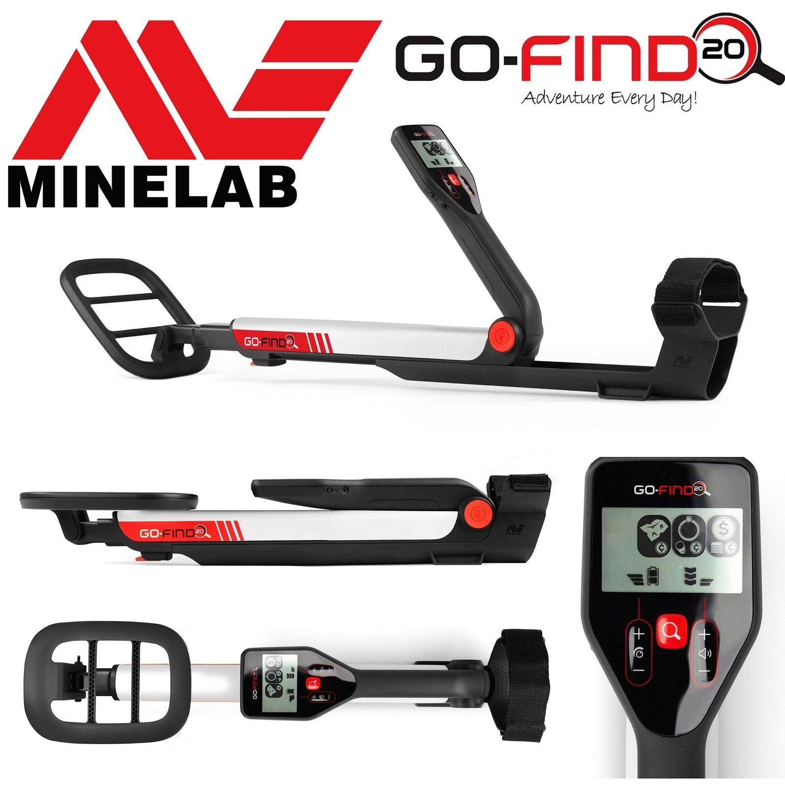 Metal detector go-find 20 per ricerca oro metalli monete Minelab go find 20