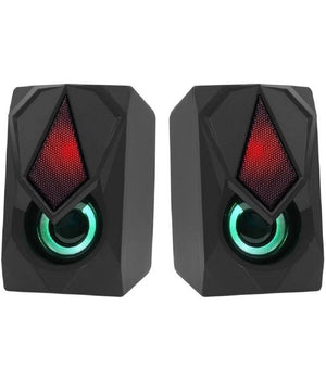 Mini Altoparlante Casse Usb 2.0 Speaker Con Luce Led Rgb Pc Multimediale A4000         