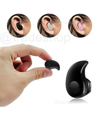 Mini Auricolare Goccia Bluetooth Microfono Antidisturbo Per Smartphone Tablet         