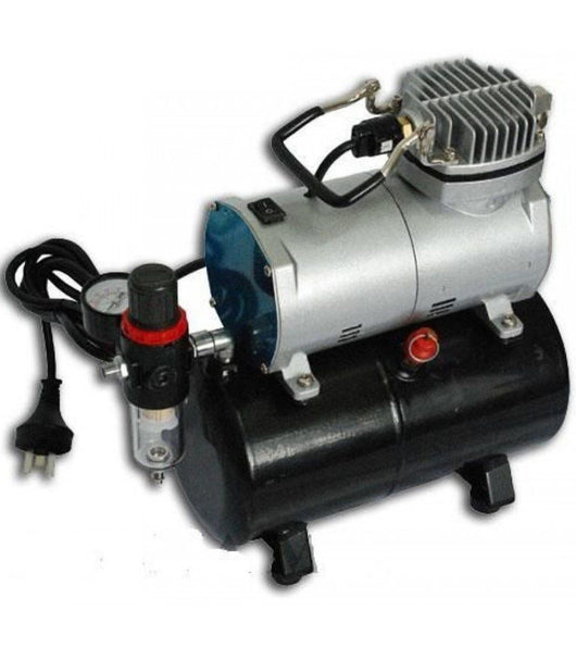 Mini Compressore Portatile Per Aerografo Aereopenna 1/5hp Serbatoio 3 Lt.         