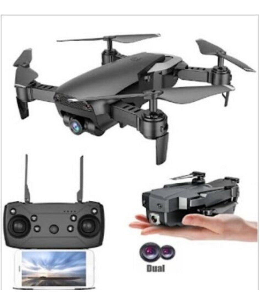 Mini Drone Pieghevole Con Telecomando Fotocamera Video 1080p 720p Full Hd Sky-97         