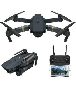 Mini Drone Pieghevole Con Telecomando Fotocamera Video 1080p 720p Full Hd Sky-97         