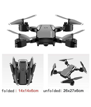 Mini Drone Quadricottero Pieghevole Con Telecamera 4k Telecomando Wifi 2,4g Q718         