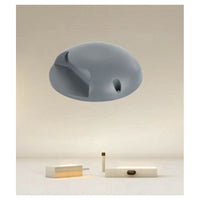 Trade Shop - Mini Faretto Segnapasso A Led 4 Watt Rotondo Grigio 440lm Luce Fredda 6500k 33610         