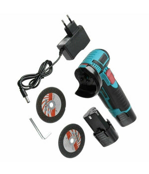 Mini Flex Smerigliatrice A Doppia Batteria Litio 12v 1.5ah 76mm 19500rpm         