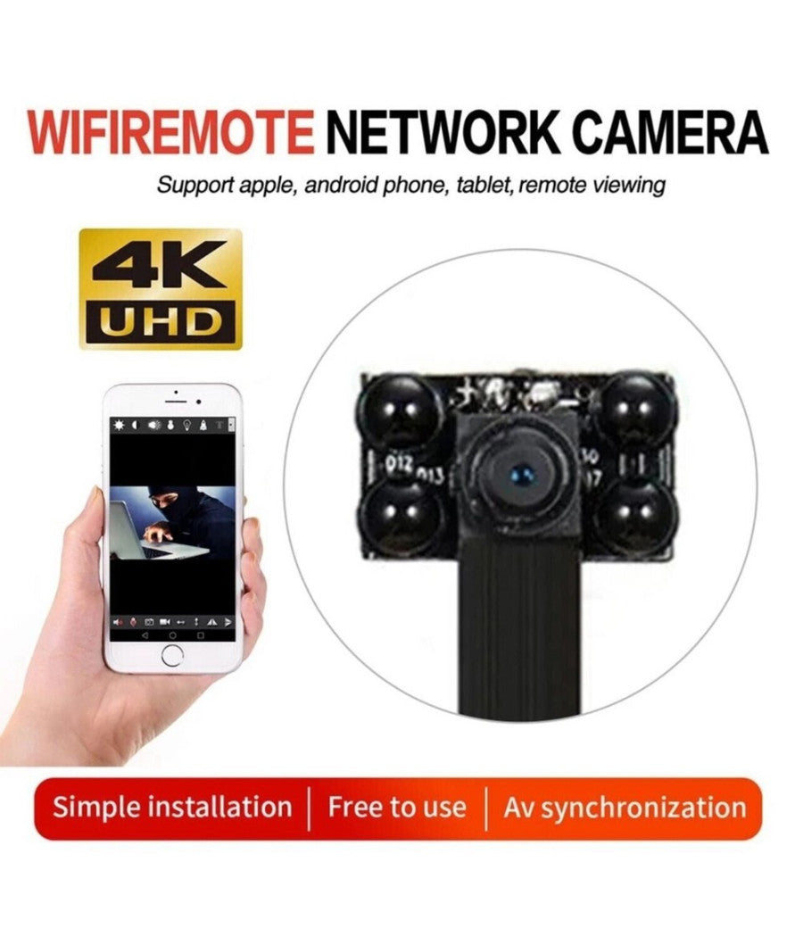 Mini Micro Camera Audio Video Full Hd App Ip Nascosta Cam Spia Spy Cmos Wifi         