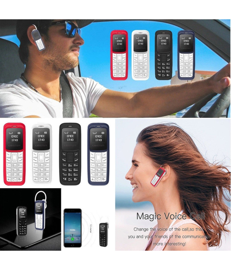 Mini Telefono Cellulare Tascabile Auricolare Bm30 Bluetooth Wireless Sim Tf         