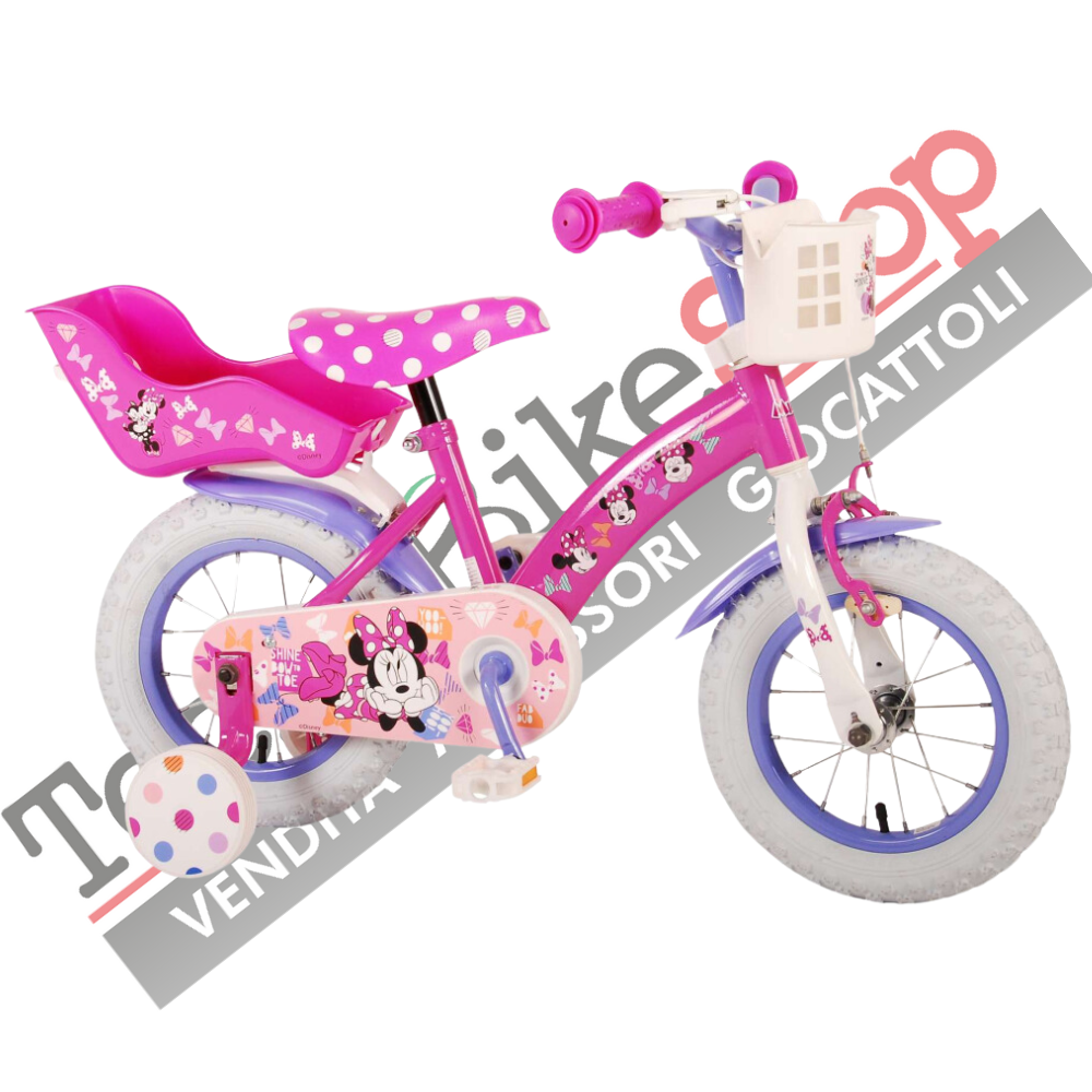 Bicicletta Bambina Volare Disney Minnie 12 pollici - Movimento Sfera