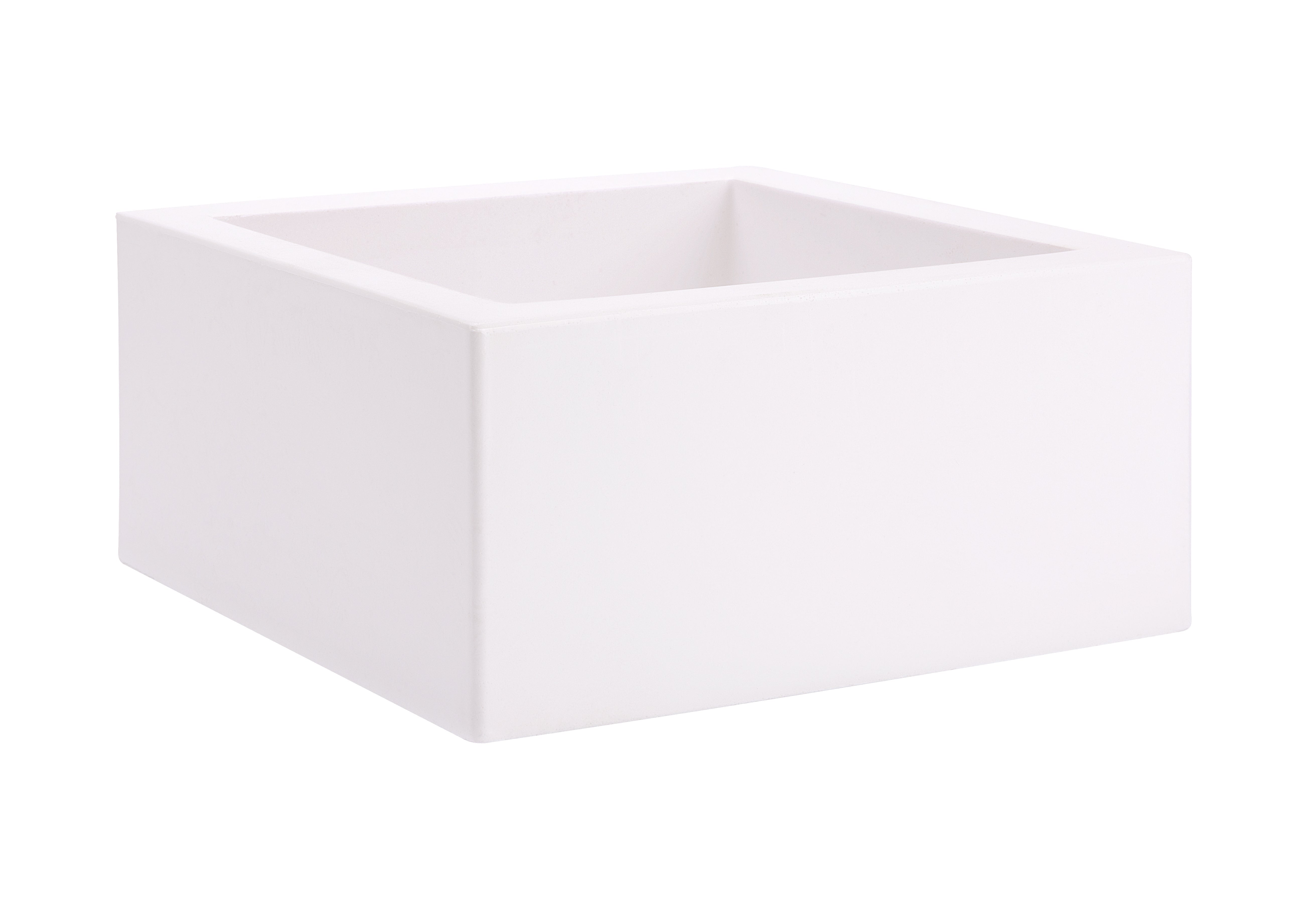 Vaso Minos cm 25x12h - colore: bianco - AMZR4025B