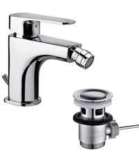 Miscelatore Bagno Lavandino  52957 Piletta Scarico Filtro Mobile Flessibile         