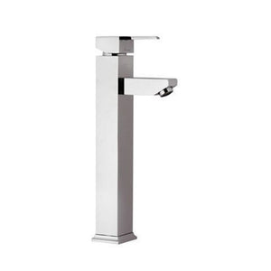 Rubinetto Miscelatore Monocomando Lavabo in Ottone Quadra Cromato