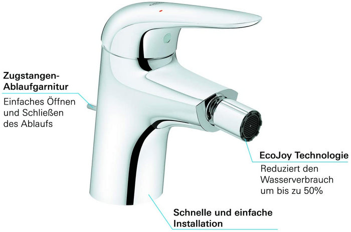 Miscelatore bidet Grohe mod. Eurostyle monocomando cromato - Grohe