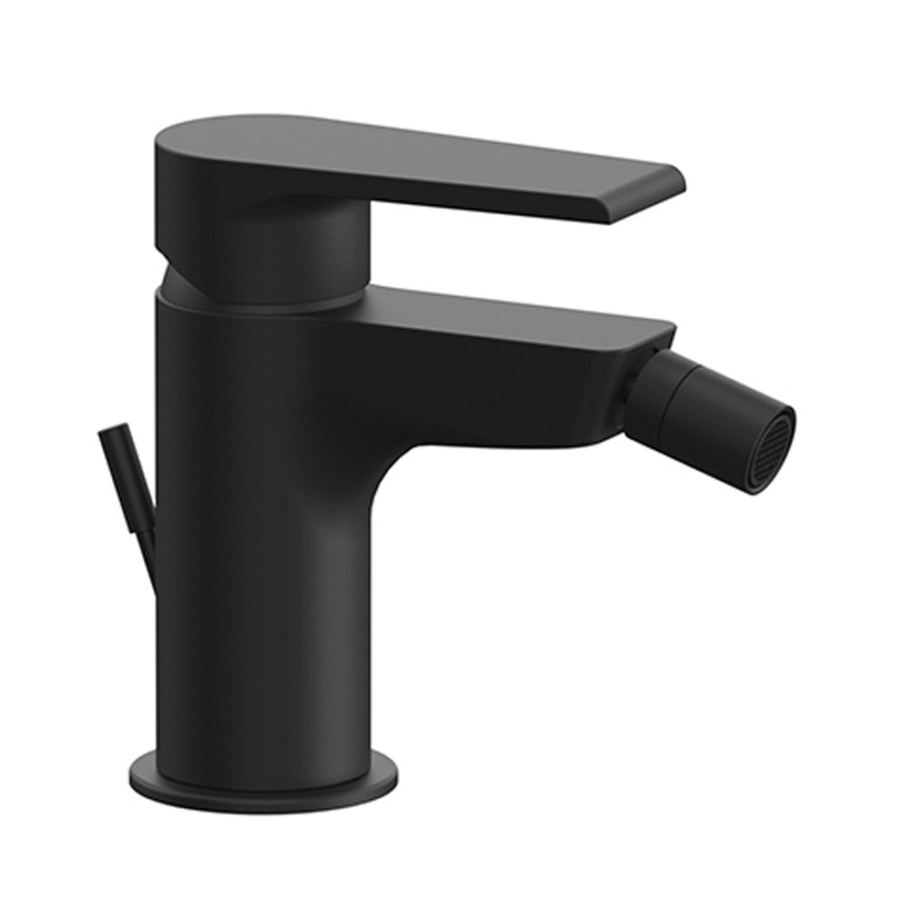 Miscelatore bidet nero opaco Mariani serie Artic scarico incluso