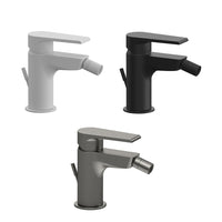 Miscelatore bidet spazzolato Mariani serie Artic scarico incluso