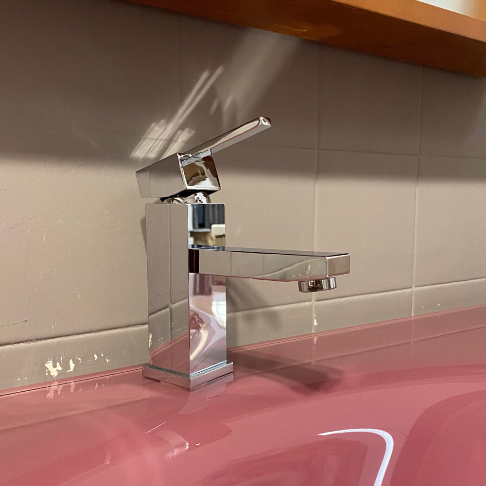 Miscelatore cromato lavabo Quadra