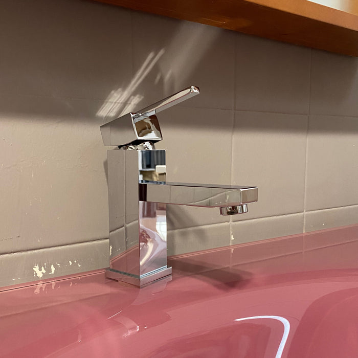 Miscelatore cromato lavabo Quadra