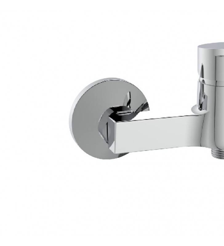 Miscelatore lavabo cromato con leva in metallo - Serie Fluid cod 81671