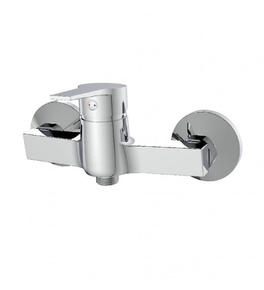 Miscelatore lavabo cromato con leva in metallo - Serie Fluid cod 81671