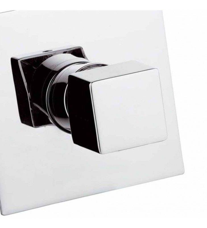 Miscelatore lavabo alto ideale per lavabo a bacinella da appoggio, dotato di bocca a cascata serie cube waterfall cod 77800