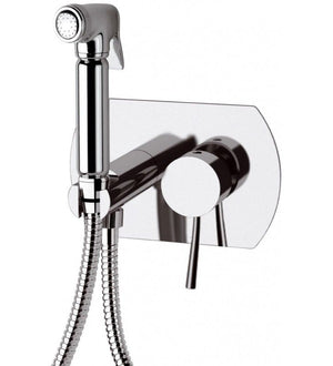 Miscelatore incasso per shut-off con doccetta shut-off, supporto doccia- presa acqua e flessibile doccia. cod 75808