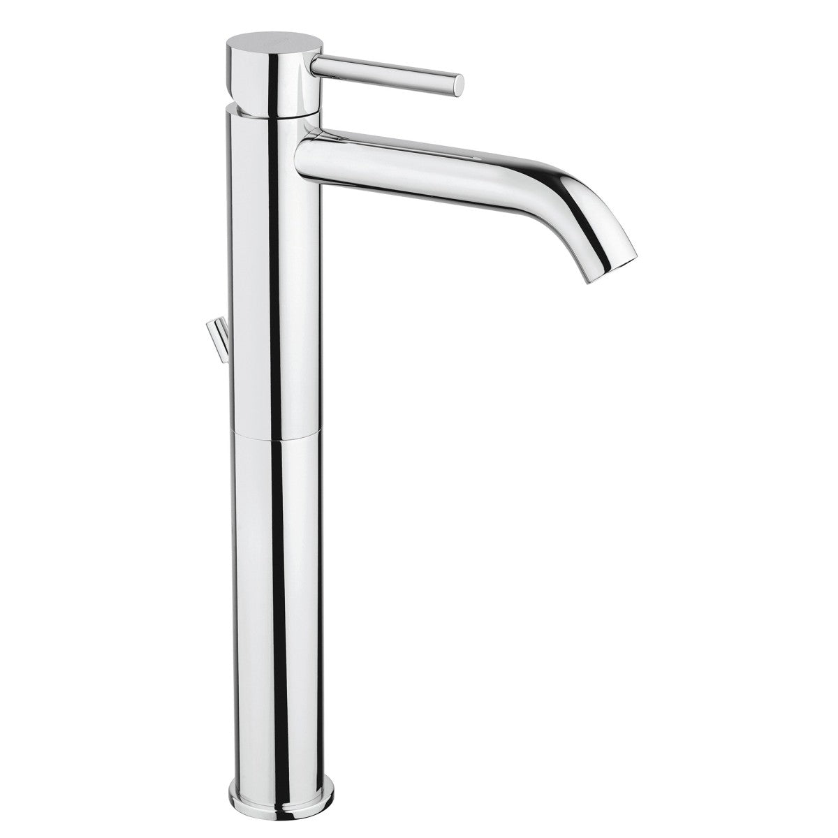 Miscelatore lavabo alto con bocca lunga cromato jackie