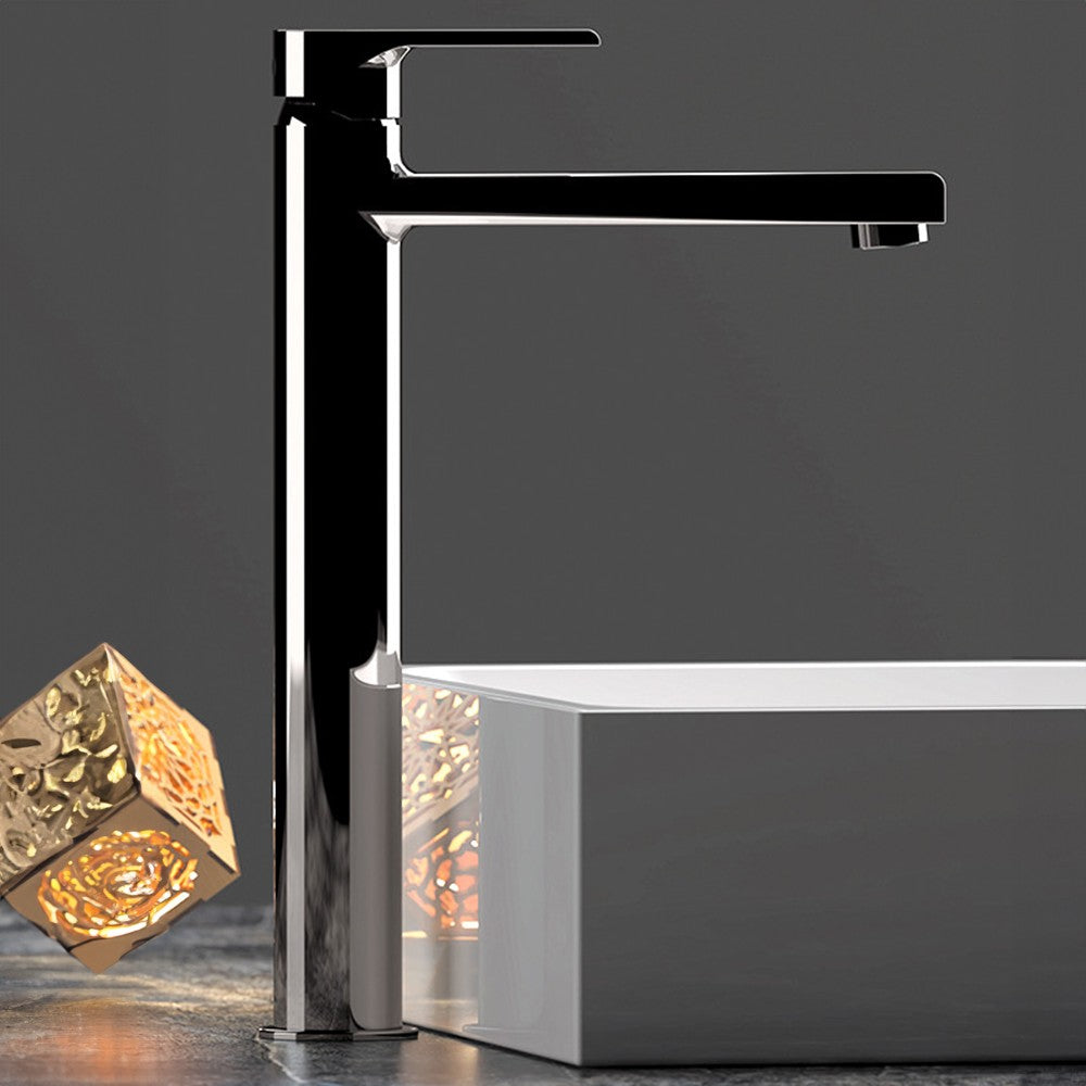 Miscelatore lavabo alto Mariani serie Artic in ottone cromato