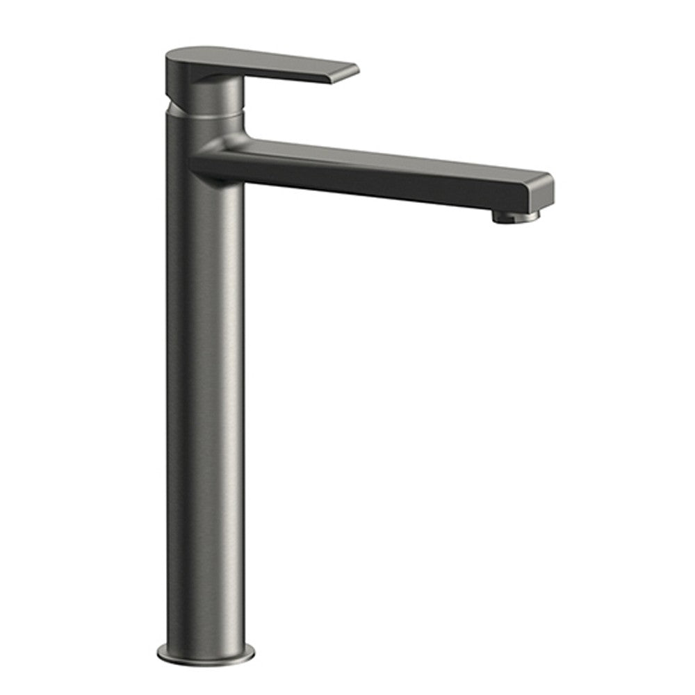 Miscelatore lavabo alto Mariani serie Artic in ottone spazzolato